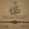 Náramek simple - Buddha (howlit/láva/jaspis)