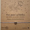 Simple náramek - Srdíčko pro paní učitelku