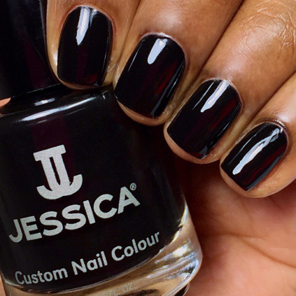 Jessica lak na nehty 758 Black Lustre 15 ml