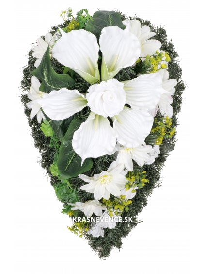 smutocny veniec slza velka sv098b