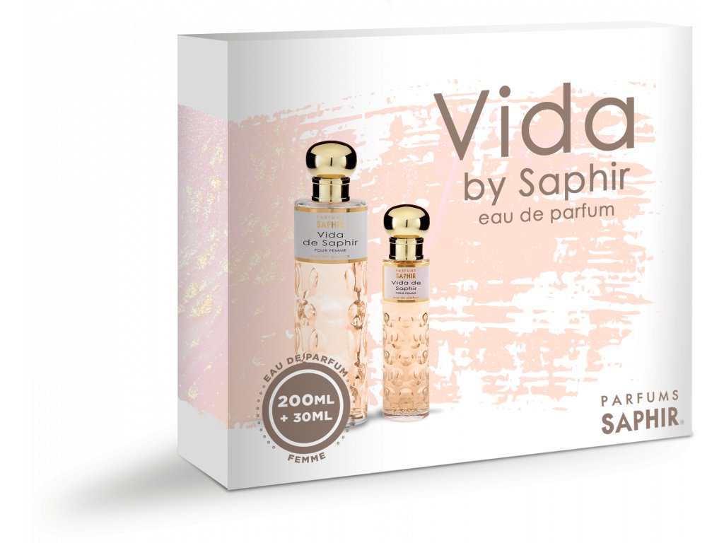 Saphir Vida dárkova sada parfemovana voda 200 + 30 ml