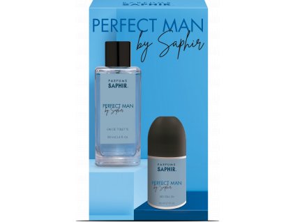 Saphir Perfect Man darkovy set parfemovana voda 100 ml + roll on