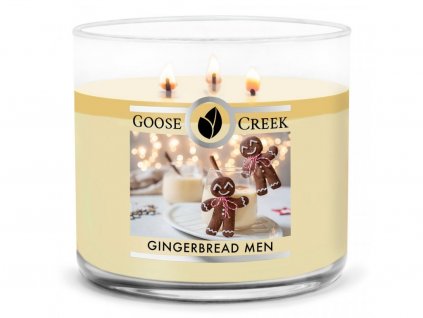 gingerbread men svíčka Goose Creek