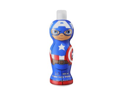 Eppe CAPTAIN AMERICA sprchový gel a šampón 2v1 400 ml