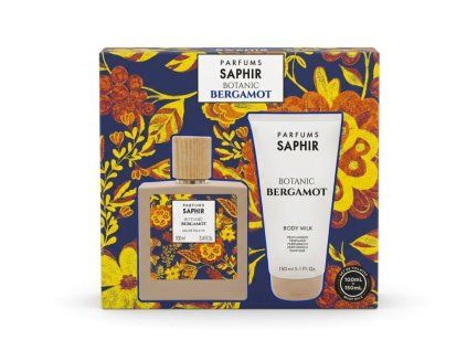 Saphir Botanic - BERGAMOT  Darčeková sada EDT 100 ml + telové mlieko 150 ml