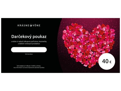 kvsk darkovy poukaz vA 40 eur