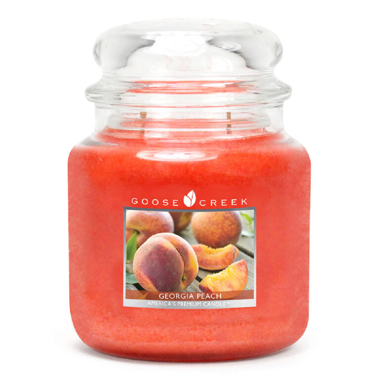Goose Creek - Broskyňa Sviečka v skle 450 g