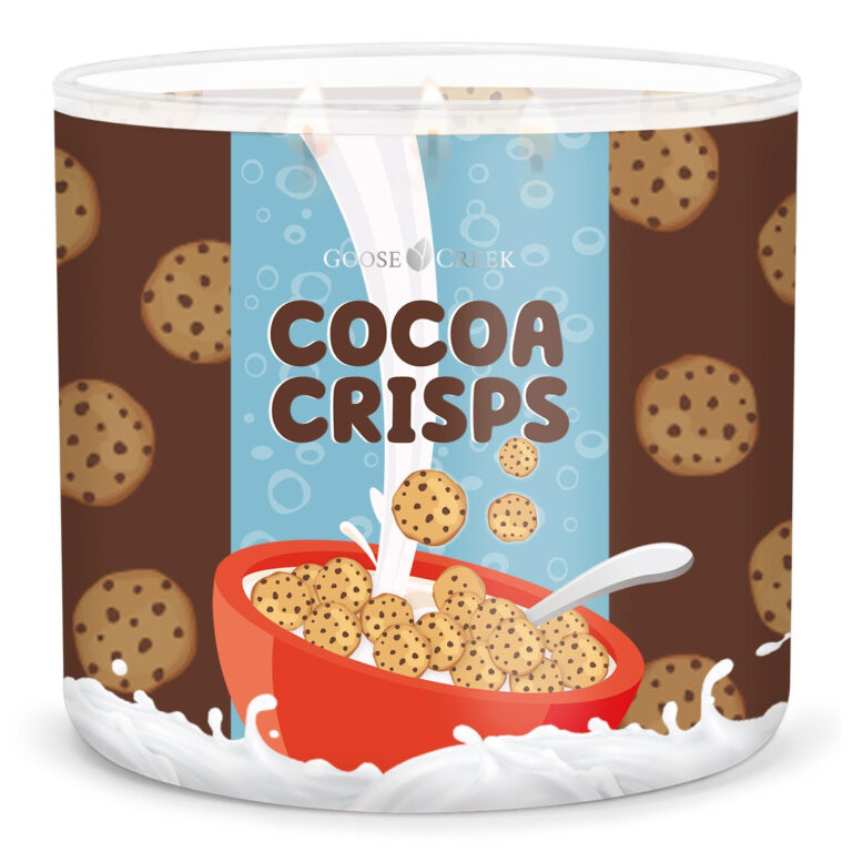 Goose Creek - Kakaové lupienky - Cereálne kolekcia Aromatická sviečka ve skle 411 g