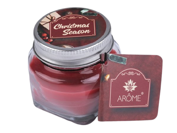ARÔME - Vianočná sezóna Darčeková sviečka s menovkou 28 g