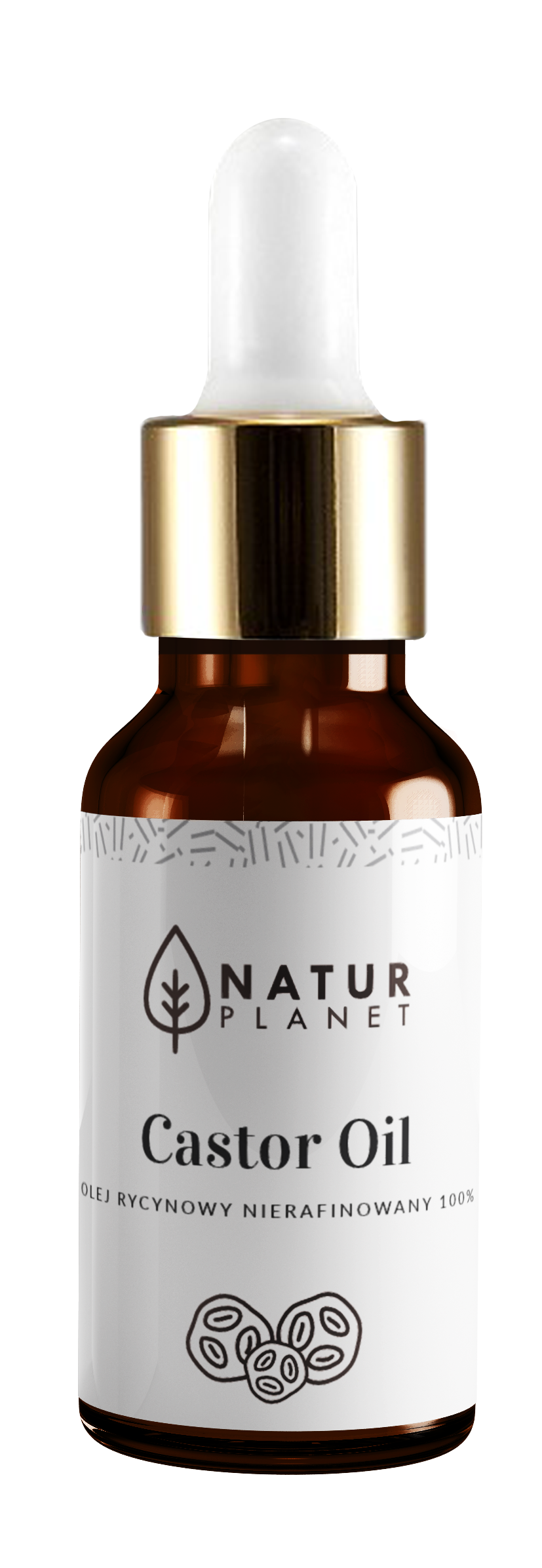 Natur Planet - Ricínový olej Prírodný Ricínový olej Objem: 30 ml
