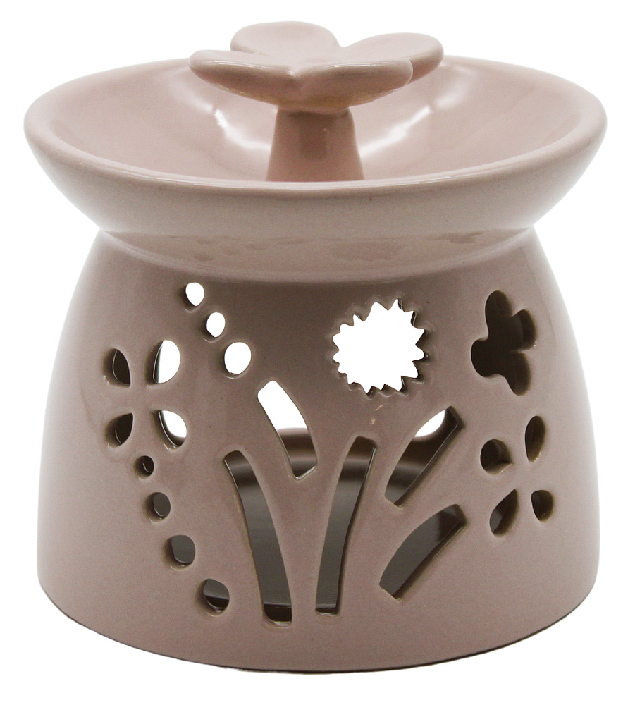 Aromalampa -Béžové kvetinky Aróma Lampa