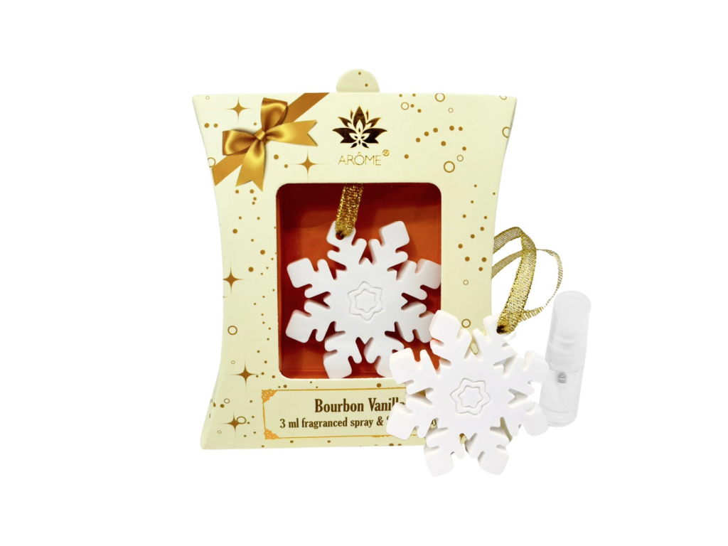 ARÔME - Darčekový set vonného ílu a spreja s vôňou 3 ml - BOURBON VANILLA