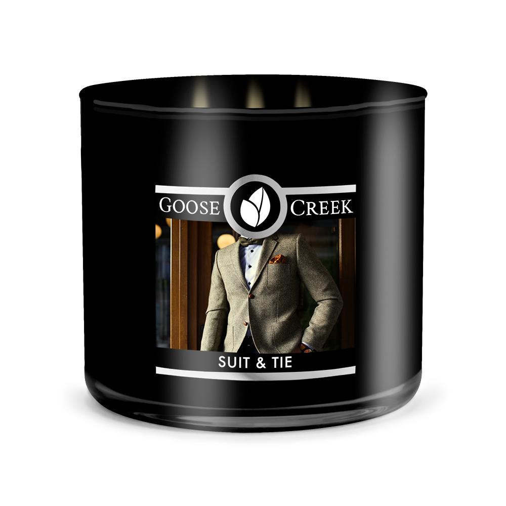 Goose Creek - Pánska kolekcia - oblek a kravata Aromatická sviečka v skle 411 g