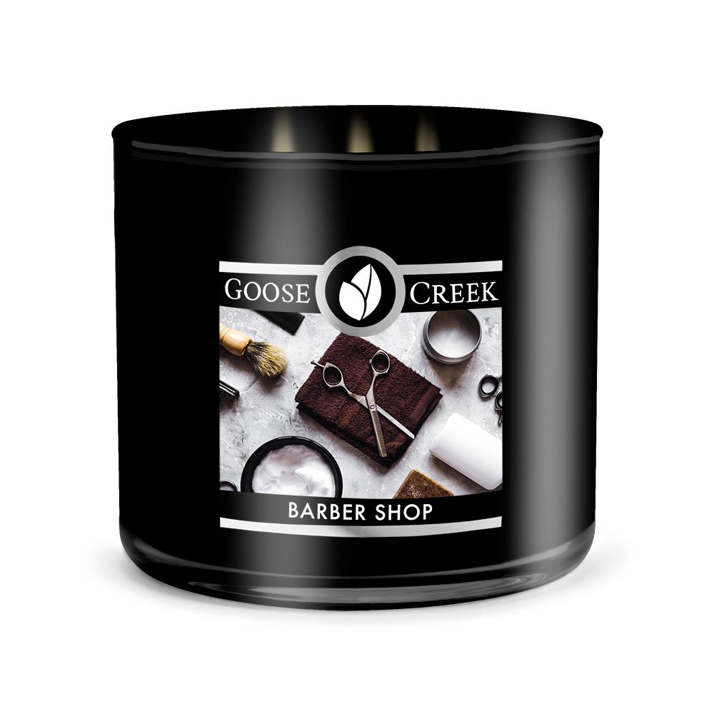 Goose Creek - Pánska kolekcia – U holiča Aromatická sviečka v skle 411 g