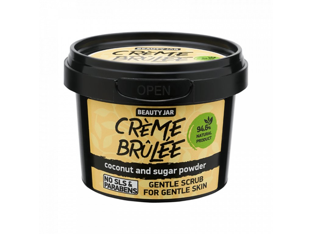 Pletovy peeling Creme Brulee Beauty Jar