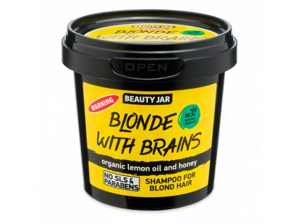 šampon na blond vlasy Blonde With Brains Jar