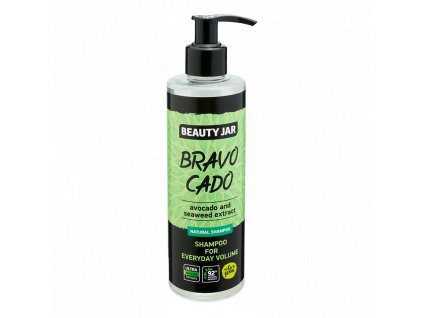 Šampon pro objem vlasu s avokadem Bravocado  Beauty jar