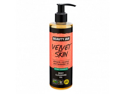 tělový olej čistící Velvet Skin cleanser Beauty Jar
