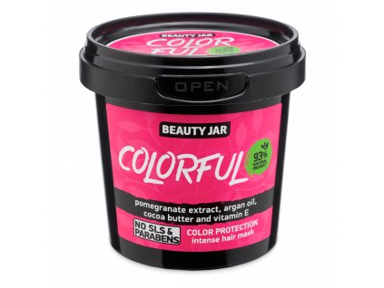 Maska pro barvené vlasy Colorful Beauty jar