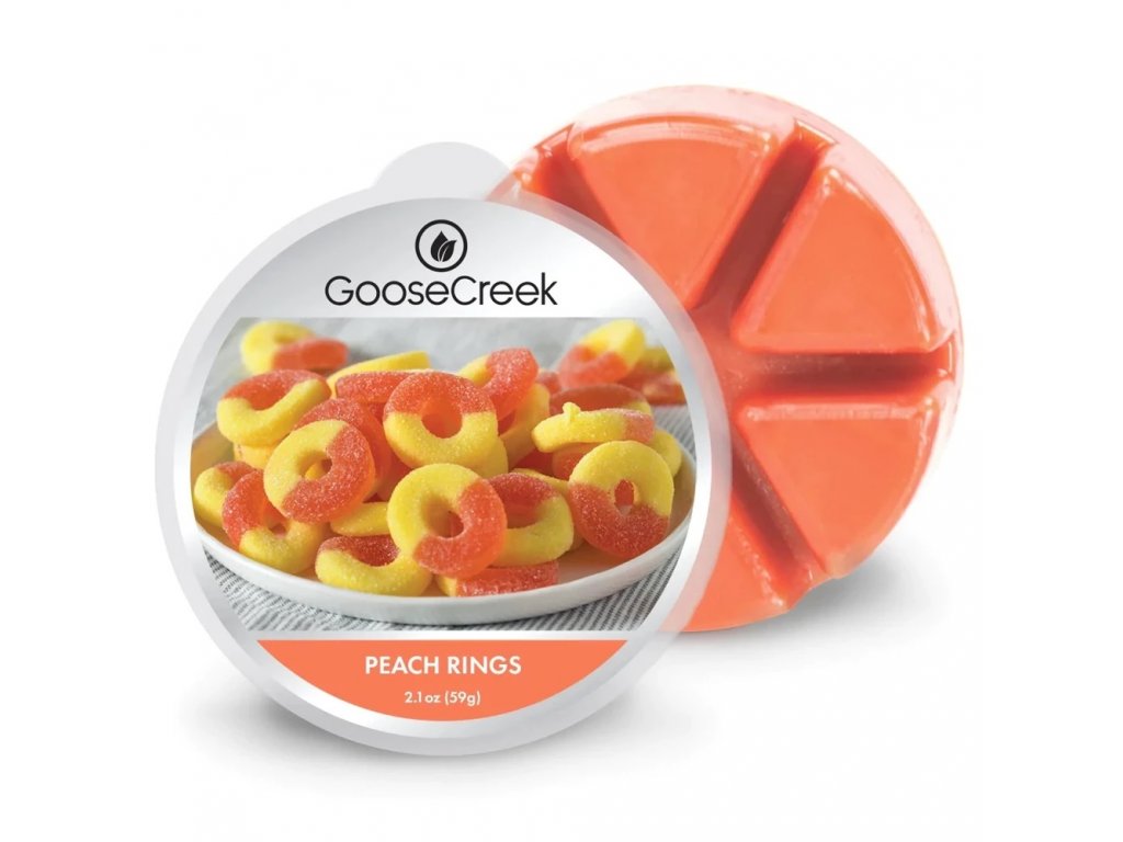Goose Creek - Broskvové kroužky Vosk do aroma lampy 59 g
