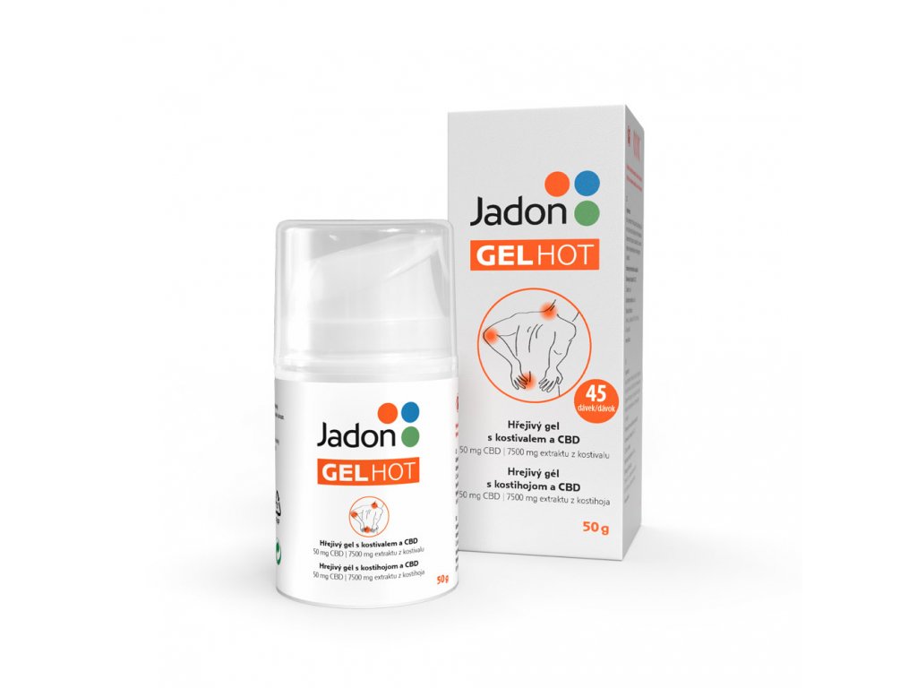 Jadon - Hřejivý gel s kostivalem a CBD Hřejivý gel 50 g