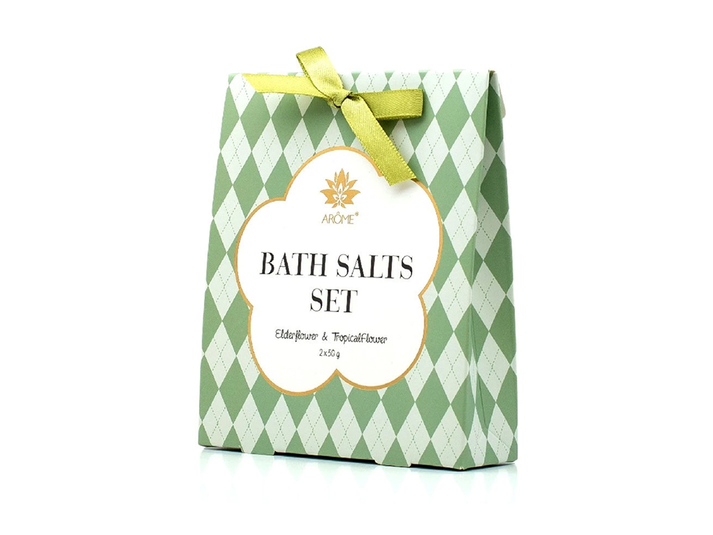 ARÔME - Elderflower and Tropical Flower Dárková sada Koupelová sůl