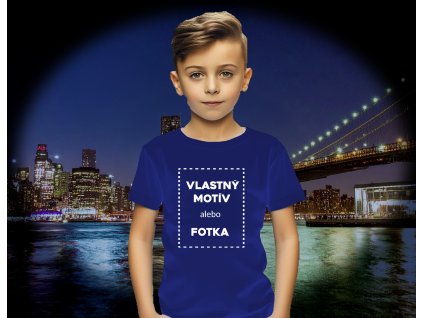 CHLAPČENSKÉ TRIČKO S VLASTNÝM MOTÍVOM, FOTKOU