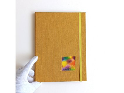 Žlutý blok A5 nelinkovaný, design Krásný deník.