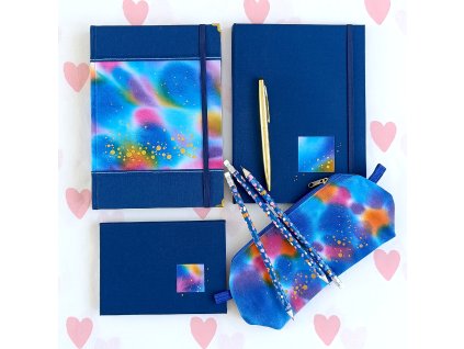 modrá sada komplet zvrchu