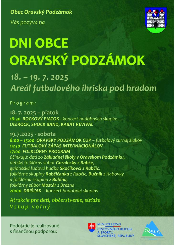 dni-obce-oravský-podzámok