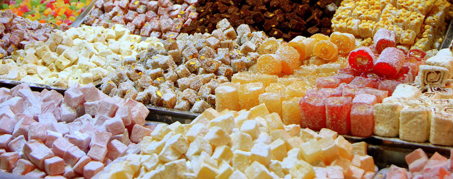 Turecké sladkosti a jejich druhy