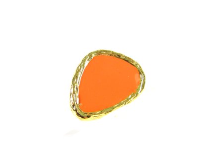 Prsten - zlato-oranžový