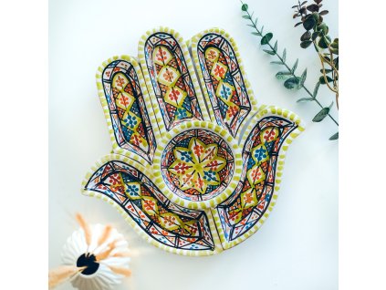 Snídaňový set Hamsa - Yesil