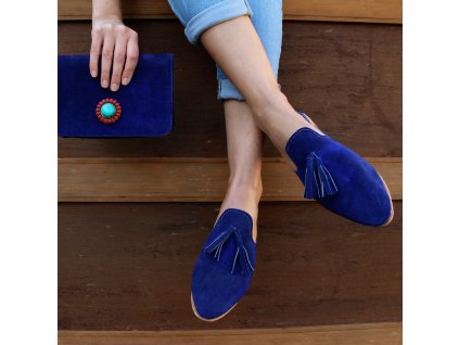 boty mules modre 01