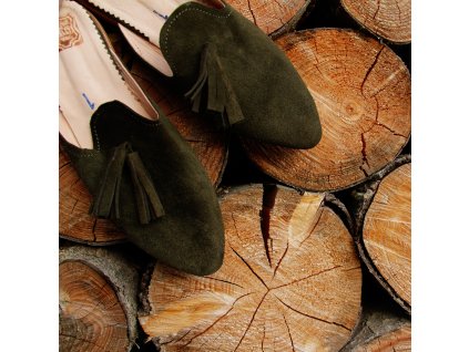 boty mules khaki 01
