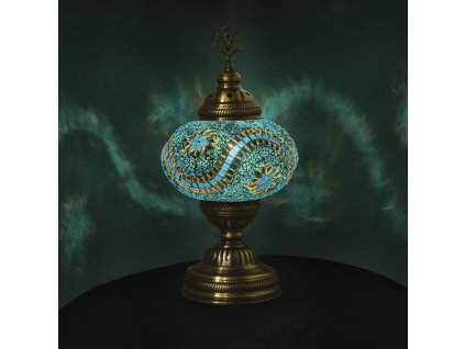 Orientální skleněná mozaiková lampa Anatolia - stolní
