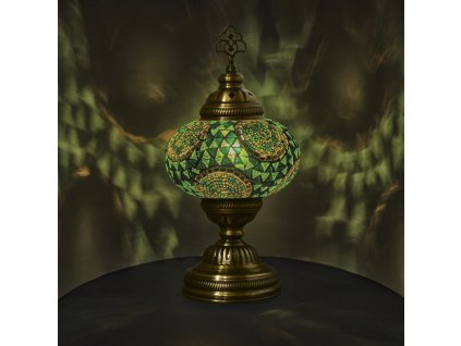 Orientální skleněná mozaiková lampa Azra - stolní