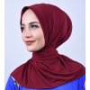 hijab bordo