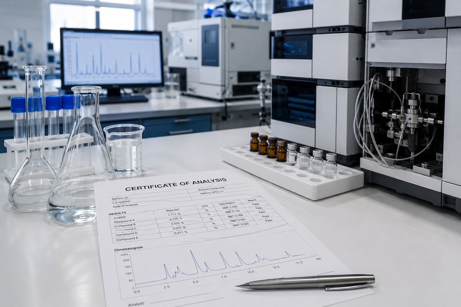 Jak se kratom testuje: co obsahuje analytický certifikát (CoA)