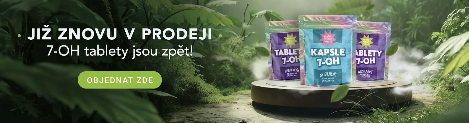 7-OH tablety opět v prodeji