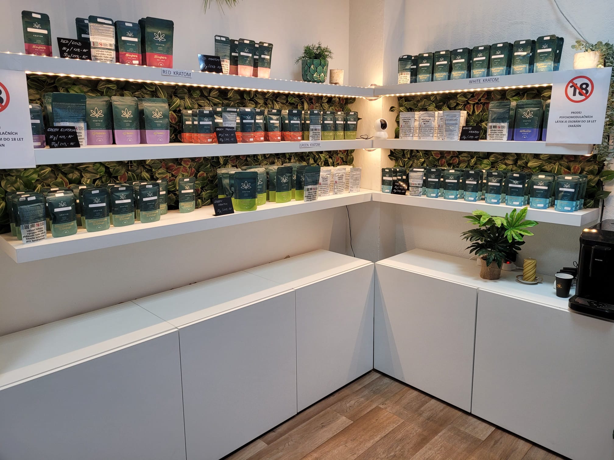 Kratom Ostrava prodejna – interiér 4