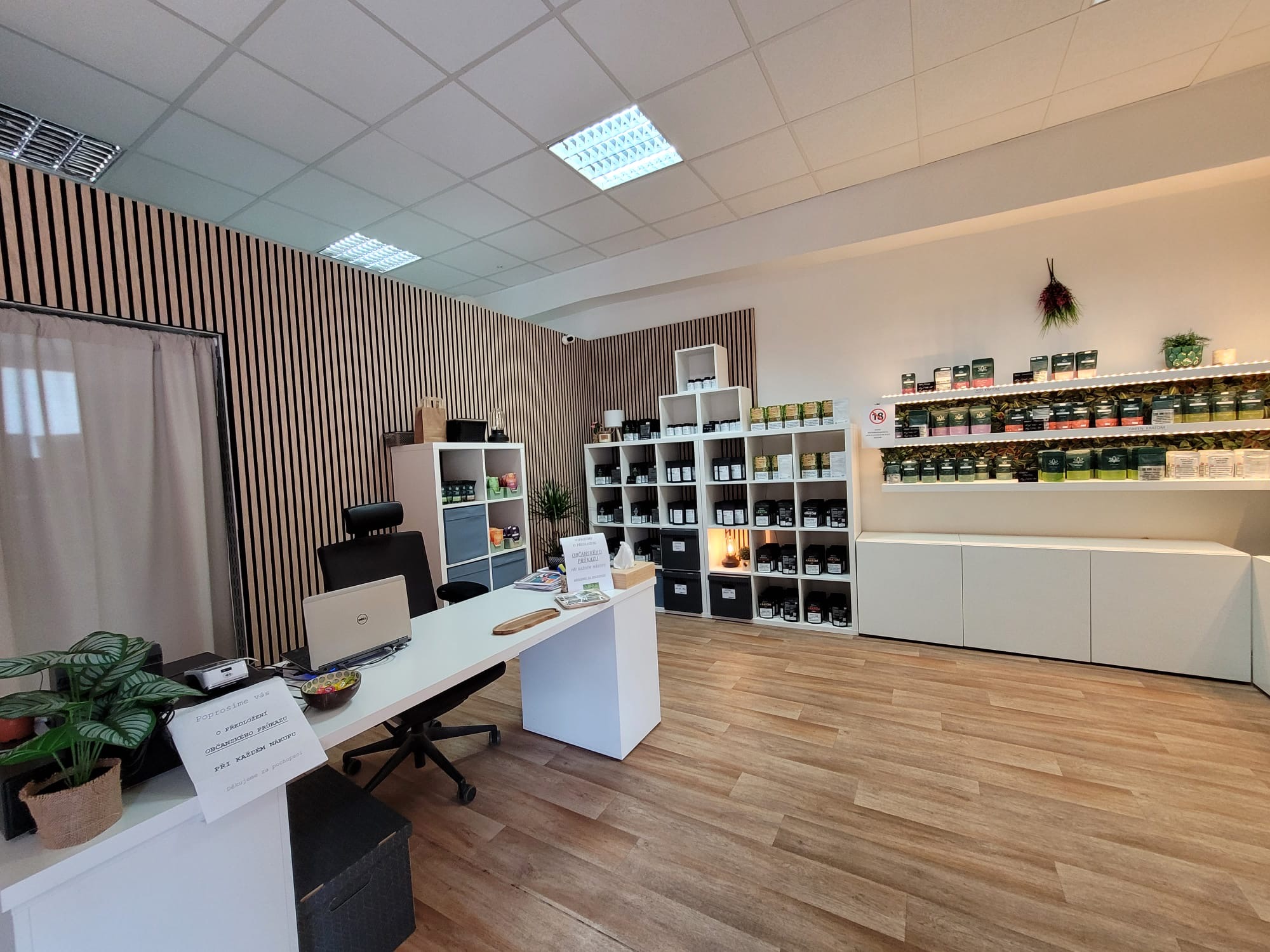 Kratom Ostrava prodejna – interiér 1