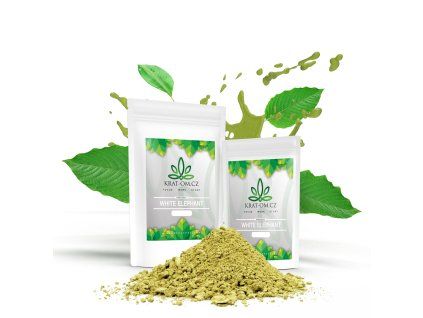 Bílý Kratom White Elephant (Hmotnost 75 g + 15 g)