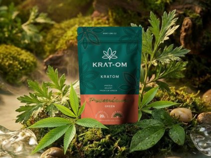 Zelený kratom premium green vizuál
