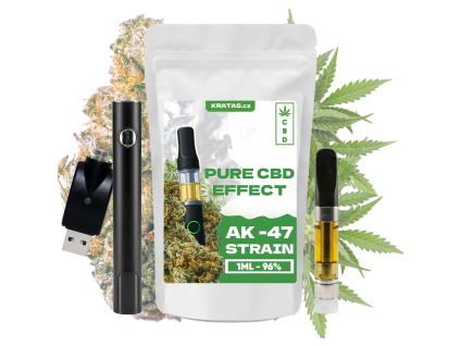 CBD Cartridge 1 ml 96 % AK-47 SET