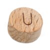 dřevěné korálky s písmeny U
