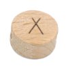 dřevěné korálky s písmeny X
