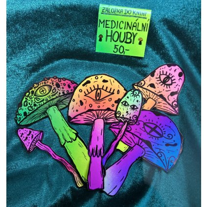 1715 1 medicinalni houba zalozka do knihy