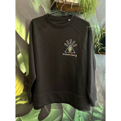 Mikina dámská černá - Logo (Velikost S)