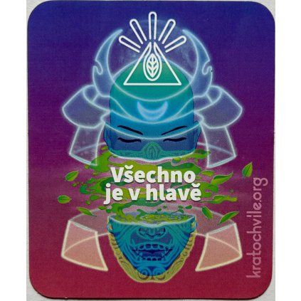 Samolepka Všechno je v hlavě
